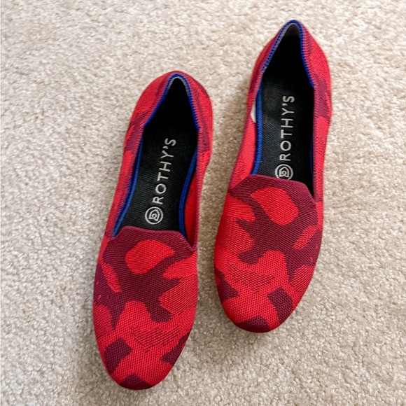 COPY - Rothy’s Red Camo Loafers *retired sz 9 - Picture 2 of 5